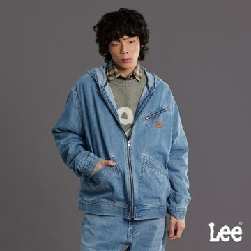 Lee 男款 OVERSIZED 牛仔外套 淺藍洗水 LB614007876