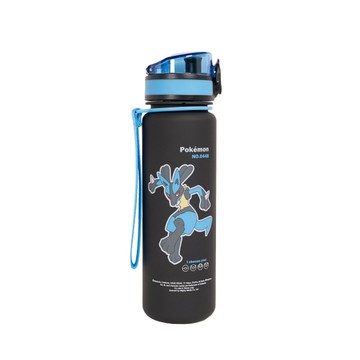 怡寶IMPACT 寶可夢 路卡利歐 彈蓋Tritan水壺 500ML-黑藍(IMPKMB08RB)
