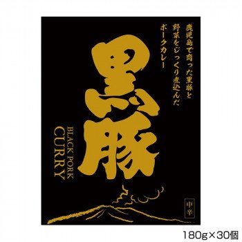 （代引不可）南海食品 鹿児島黒豚カレー 180g×30個 B7