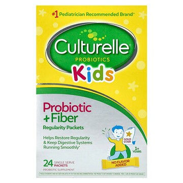 Culturelle, 兒童，益生菌 + 纖維，規律性，1 歲以上，24 包，每包 0.17 盎司（4.8 克
