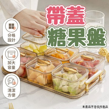 【🇹🇼贈托盤！現貨免運 快速出貨】糖果盤 水果盤 零食盤 瓜子盒 塑膠水果盤 堅果盒 乾果盒 瓜子收納盒 零食果盤