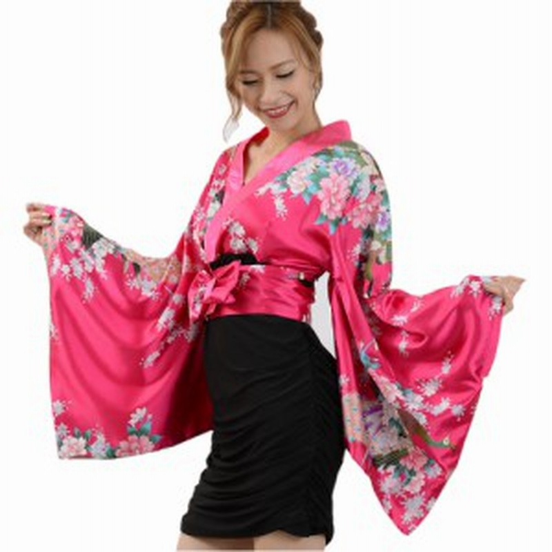 花魁 コスプレワンピースタイプ孔雀柄スカート部分ストレッチ花魁着物ミニドレス 着物コスプレ 着物ドレス 花魁 コスプレ ダンス衣装 イ 通販 Lineポイント最大1 0 Get Lineショッピング