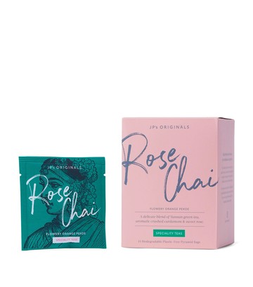 JP's Originals Rose Chai Water-Soluble Tea Pyramids
