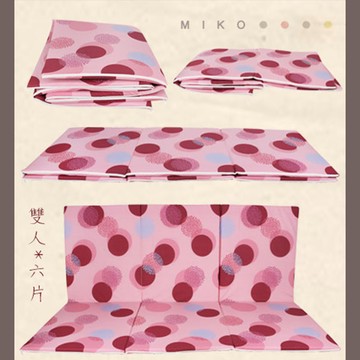 miko台灣製*5x6尺雙人床墊-日式便利床墊雙人/折疊床墊/收納床墊/宿舍床墊/遊戲墊