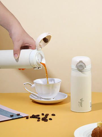 304不銹鋼保溫杯男女士小巧便攜學生兒童水杯可愛高顏值杯子ins風