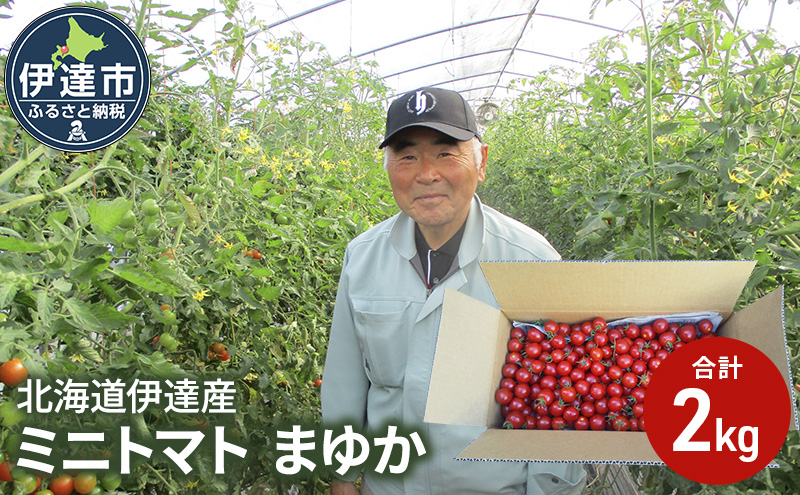 北海道伊達産 ミニトマト まゆか 2kg とまと 甘い