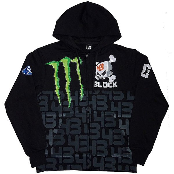 並行輸入品 Dc Shoes Monster Energy ディーシーシューズ モンスターエナジー Ken Block スポンサード ハーフモノグラム ジップアップパーカー 通販 Lineポイント最大0 5 Get Lineショッピング