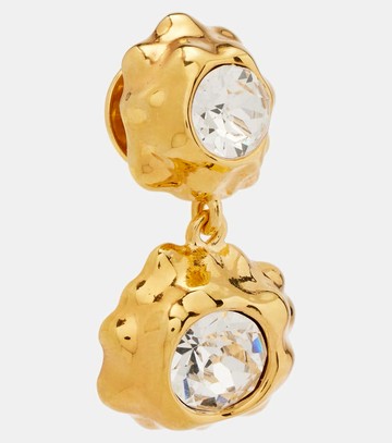 Oscar de la Renta Embellished drop earrings