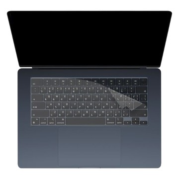 ZIYA 鍵盤保護膜 環保矽膠材質 Apple MacBook Air13/Air15適用，有效防塵防水，延長鍵盤壽命  1個