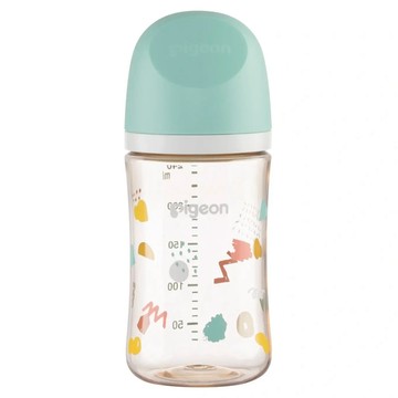 pigeon 貝親 WN3母乳實感PPSU奶瓶  彩繪塗鴉  240ml  1個