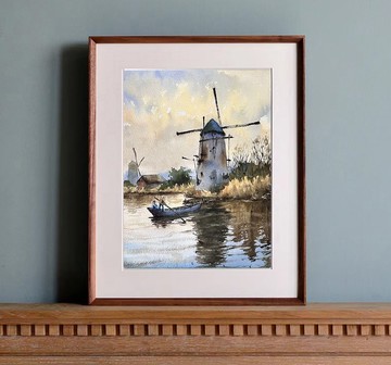 逍遙 | 療癒水彩系列 水彩原畫