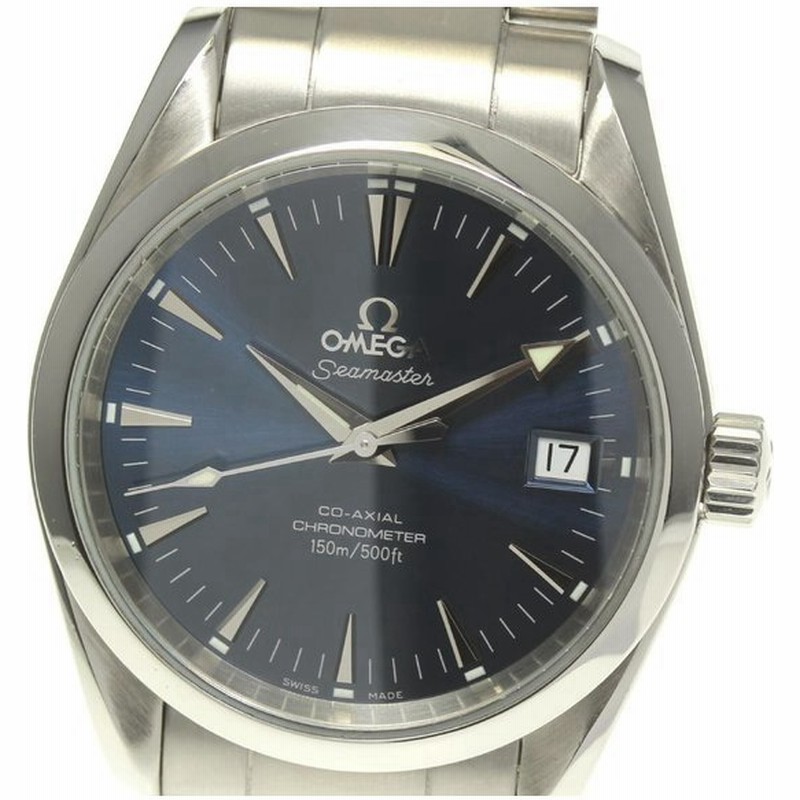 良品 Omega オメガ シーマスター アクアテラ コーアクシャル 2504 80 自動巻き ボーイズ 通販 Lineポイント最大0 5 Get Lineショッピング