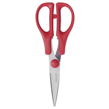 《EXCELSA》Rainbow廚用料理剪刀-紅-- 食物剪 多功能廚用剪刀 寶寶食物剪 副食品剪刀