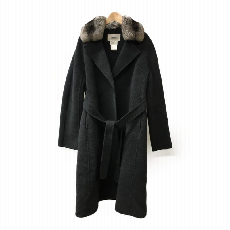 René ショートコート 黒 36 ルネ（ルネ SIZE 36 (XS以下