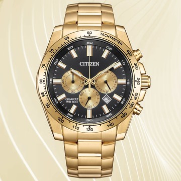 CITIZEN星辰 Chronograph系列 時尚計時腕錶 44mm / AN8233-51E