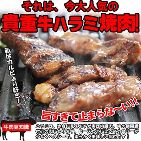 〔たっぷり1.2ｋｇ〕おとなの週末掲載 やわらか貴重牛ハラミ〔代引不可〕