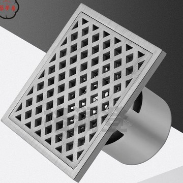 免運 地漏 落水頭 浴室地漏 304不銹鋼大地漏水封自封格柵條紋排量洗衣機加厚地漏75 110 160 工廠直銷 特惠/新品特價 全館折扣 可開發票 5z710
