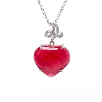 寶麗金珠寶-天然菱錳礦(紅紋石)墜子