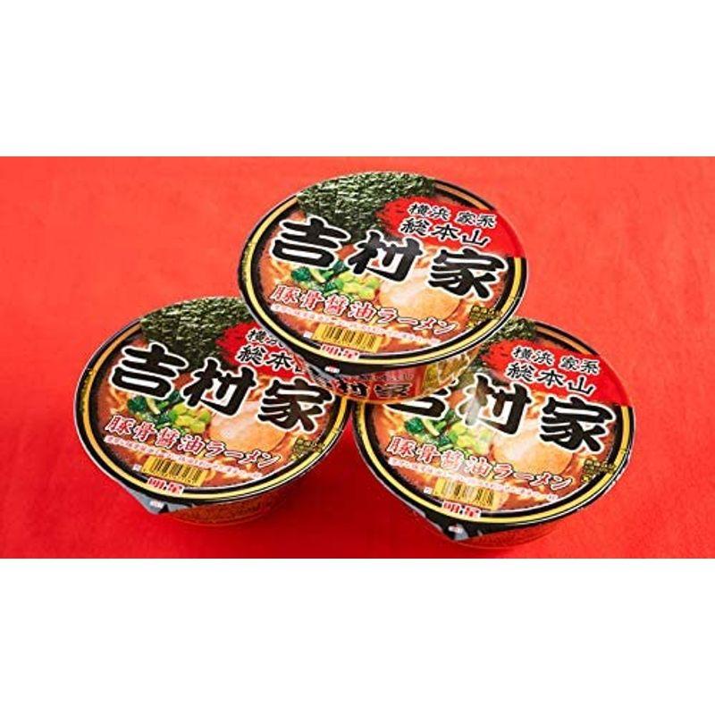 食品 販路限定品明星食品 家系総本山 吉村家 豚骨醤油ラーメン 111g×12個