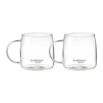 【Snapware康寧密扣】淨漾耐熱玻璃杯500ml*2/杯組