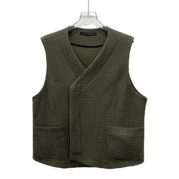 (L) giorgio armani 綠色無袖馬甲外套