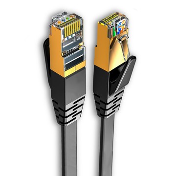 DTAudio Cat 7 高速網路線  50cm  黑色  1條