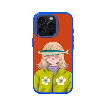 iPhone 16 Pro Clear 激光藍 - Chubbynida - 魚眼少女