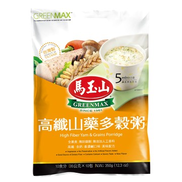 [家速配]馬玉山高纖山藥多穀粥