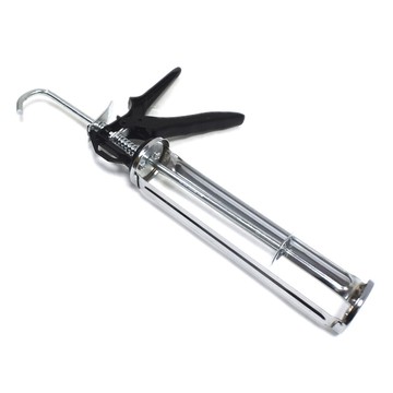 al255c省力矽利康槍 輕型 鍍鉻 矽膠槍 壓膠槍 可旋轉 矽利康槍 旋轉矽利康膠槍 轉角施工