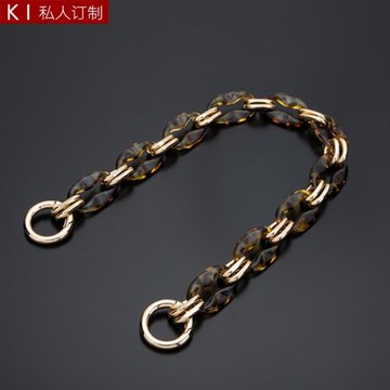 法式復古腋下包鏈條中古包改造替換肩帶適用COACH裝飾鏈寶藏包帶