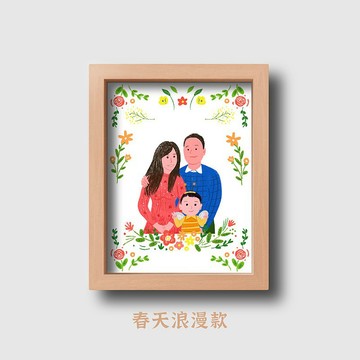 【咚東】客製化 人像似顏繪