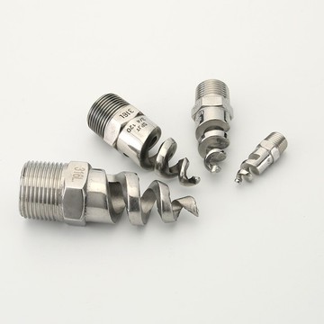316L螺旋噴嘴頭不銹鋼噴頭脫硫除塵清洗降溫噴淋霧化4分6分1寸