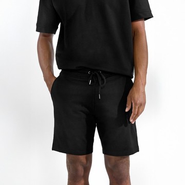Bread & Boxers Lounge Short 男用純有機棉短褲 - 黑
