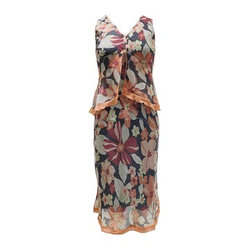 Lizzy花朵V領蕾絲洋裝