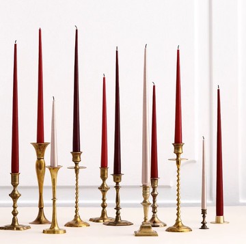 ester&erik 細錐蠟燭 深紫紅 蠟燭 裝飾蠟燭 Taper Candles