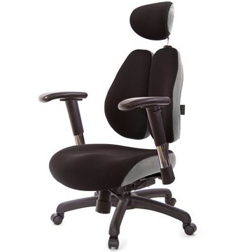 GXG 雙背DUO KING 工學椅(2D滑面金屬手)  TW-3006 EA6