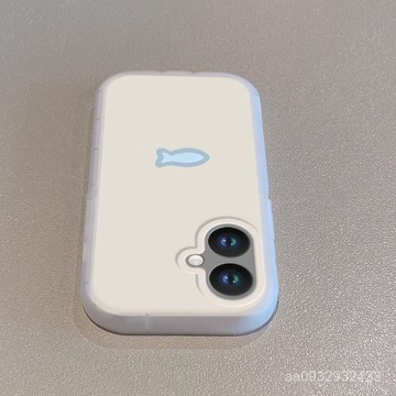 【店鋪熱銷】簡約小魚適用於蘋果17/16手機殻iPhone15PROMAX軟14mini外殻13/12/11