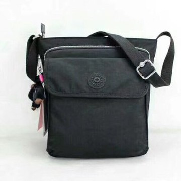 Kipling 猴子包 K12543 黑色 輕量輕便拉鍊多夾層 斜背肩背包 防水 限時優惠