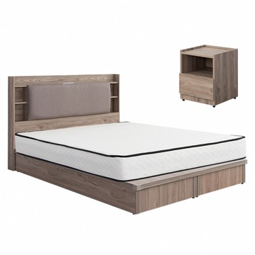 【IDEA】MIT寢室傢俱房間套裝四件組(2色任選)暖棕原木