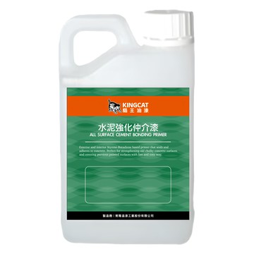 KINGCAT 貓王油漆 水泥強化仲介漆 K1-101 乳液  乳白色  19L  1桶