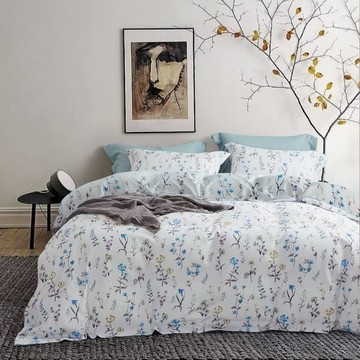 寢城之戀 台灣製 吸濕排汗萊賽爾天絲 兩用被床包組 萊西  雙人  床包 + 兩用被套 + 枕套2個