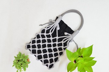 王冠結網格編織包DIY材料包販售區