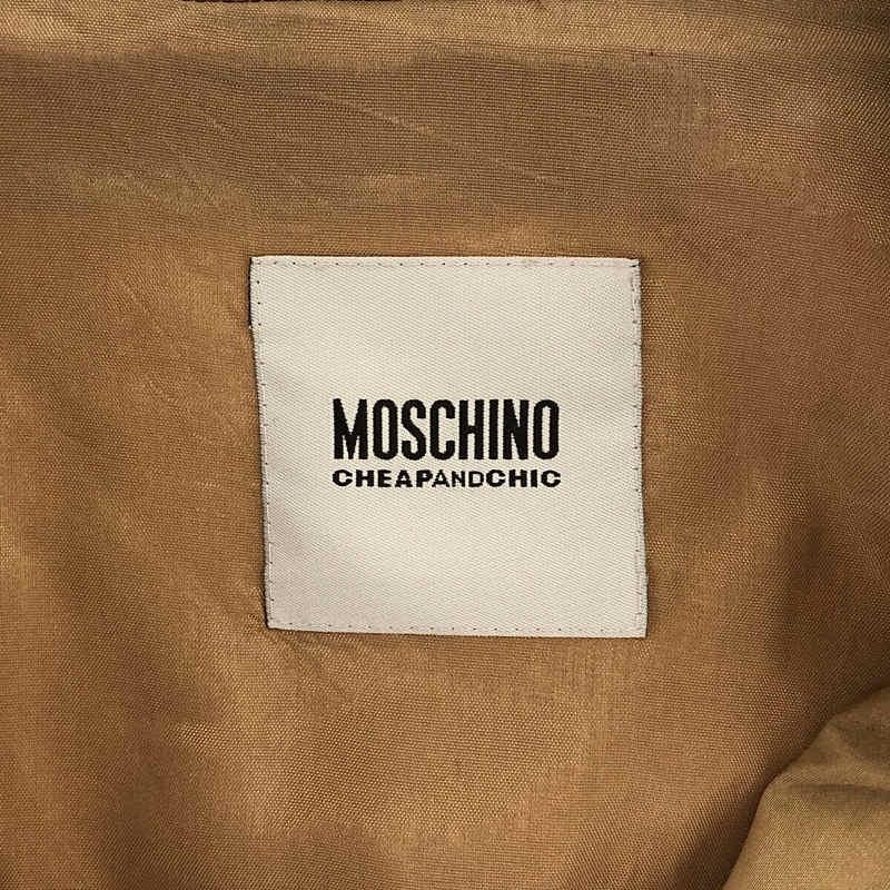 モスキーノ MOSCHINO レザージャケット    レディース 4242採寸サイズ