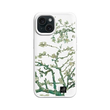 iPhone 15 SolidX 白 - Van Gogh Museum - Amandier en fleurs - Transparent