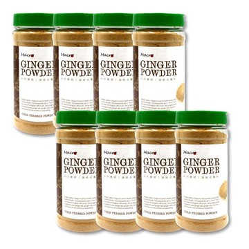 【Macro】老薑粉160gx8罐(自然農耕)