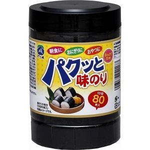 やま磯 パクッと味のり 80枚×5入