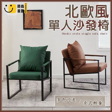 公司貨 免運 【北歐單人沙發 宅配免運】單人沙發椅 懶人沙發 意式輕奢鐵藝座椅 休閒椅 靠背扶手椅 小戶型客廳老虎椅 陽臺沙發工廠直銷 全館折扣 新品特價 售後保障 5s717