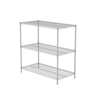 (組合) 特力屋 烤漆三層架 白色 122x60x120cm