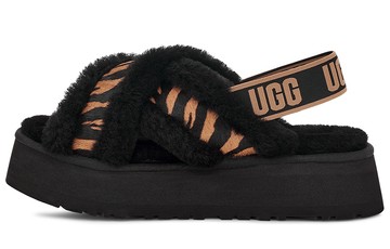WMNS DISCO CROSS SLIDE TIGER PRINT
