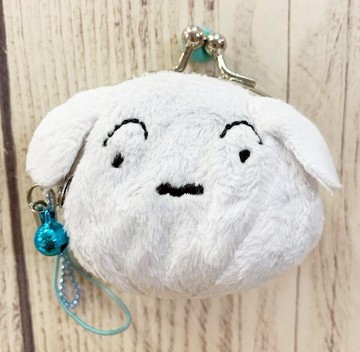 【震撼精品百貨】蠟筆小新_Crayon Shin-chan~蠟筆小新迷你吊飾絨毛零錢包-小白*00985